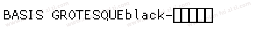 BASIS GROTESQUEblack字体转换